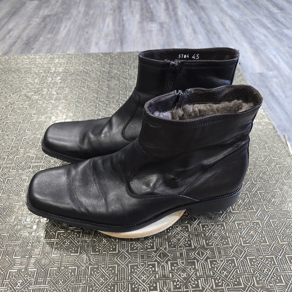 🐢 Romano Sicari Made In Italy Boots Genuine Leather. Size 10 - Picture 6 of 14